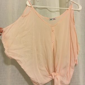 Light pink top
